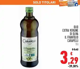 Conad Carapelli Il Frantolio Olio Extra Vergine di Oliva 1 l offerta