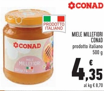Conad Conad Miele Millefiori 500 g offerta