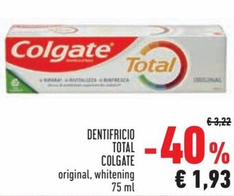 Conad Colgate Dentifricio 75 ml offerta