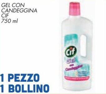 Conad Cif Gel con Candeggina 750 ml offerta