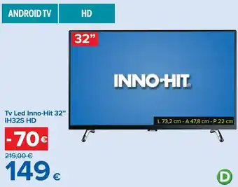 Tv led inno-hit 32'' in32s hd