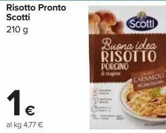 Carrefour Iper Risotto pronto scotti offerta