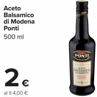 Aceto balsamico di modena ponti