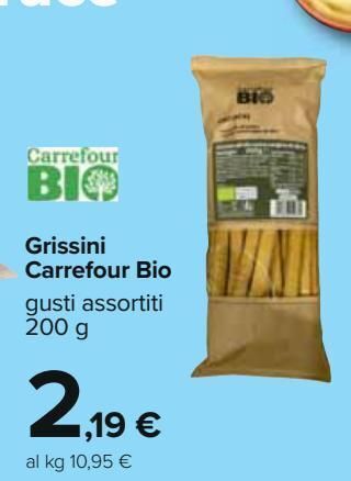 Carrefour Iper Grissini carrefour bio offerta