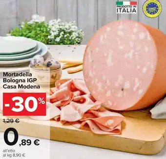 Carrefour Iper Mortadella boloigna igp casas modena offerta