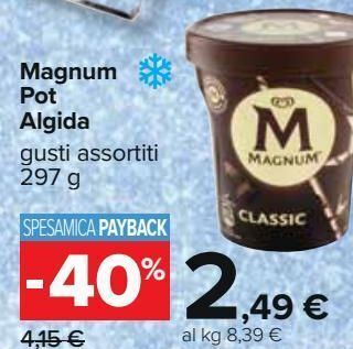 Carrefour Iper Magnum pot algida offerta