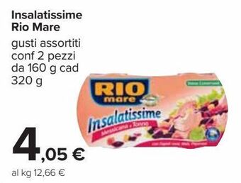 Carrefour Iper Insalatissime rio mare offerta