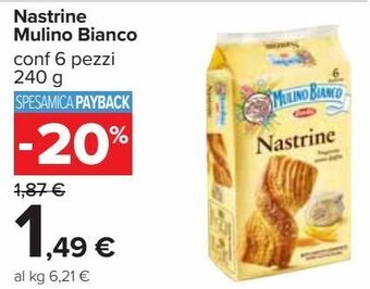 Carrefour Iper Nastrine mulino bianco offerta