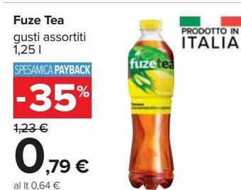 Carrefour Iper Fuze tea offerta