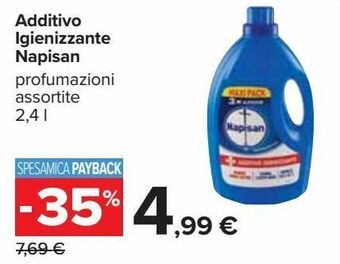Carrefour Iper Additivo igienizzante napisan offerta