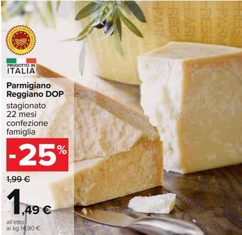 Carrefour Iper Parmigiano reggiano dop offerta