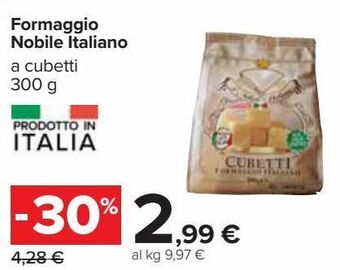 Carrefour Iper Formaggio nobile italiano offerta