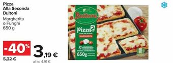 Carrefour Iper Pizza alla seconda buitoni offerta