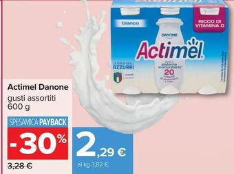 Carrefour Iper Actimel danone offerta