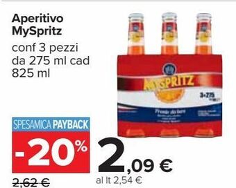Carrefour Iper Aperitivo my spritz offerta