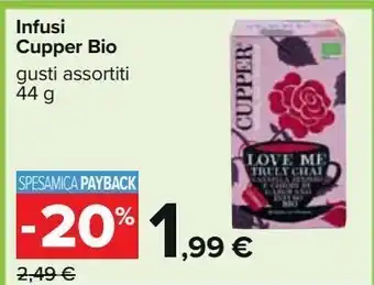 Carrefour Iper Infusi cupper bio offerta