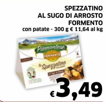 Formento Spezzatino Al Sugo di Arrosto con patate 300 g