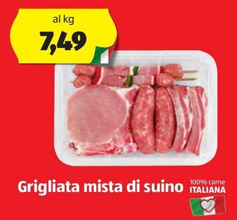 ALDI Grigliata mista di suino offerta