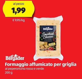 Bergader Formaggio affumicato per griglia 200 g