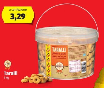 ALDI La Cesta Taralli 1 kg offerta