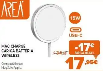 Expert Area Mag Charge Carica Batteria Wireless offerta