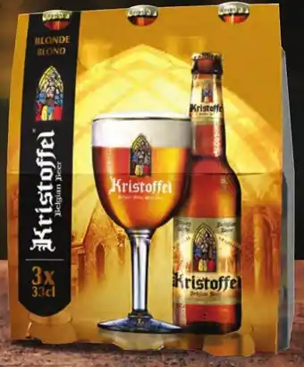 ALDI Kristoffel Birra bionda d'abbazia 6% vol. 3x330 ml offerta
