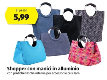 ALDI Shopper con manici in alluminio offerta