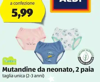 Impidimpi Mutandine da neonato, 2 paia