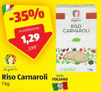 ALDI I Colori Del Sapore Riso Carnaroli 1 kg offerta