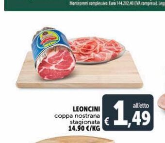 Deco Supermercati Leoncini coppa nostrana stagionata offerta