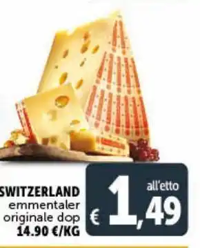 Deco Supermercati Switzerland dop emmentaler originale dop offerta