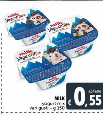 Deco Supermercati Milk yogurt mix vari gusti g 150 offerta