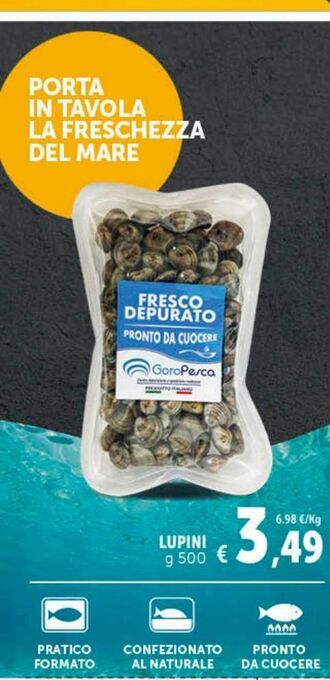 Deco Supermercati Lupini g 500 offerta