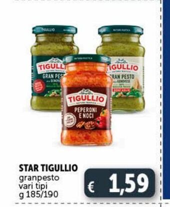 Deco Supermercati Star tigullio granpesto vari tipi g 185 / 190 offerta