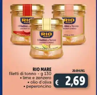 Deco Supermercati Filetti di tonno rio mare offerta