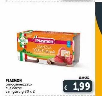 Deco Supermercati Omogeneizzato di carne plasmon offerta