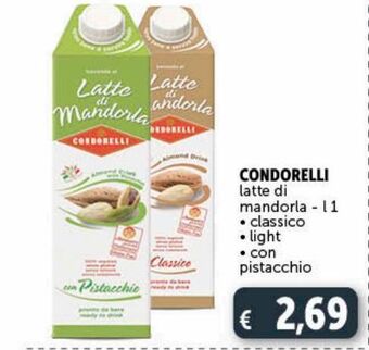 Deco Supermercati Latte di mandorla condorelli offerta