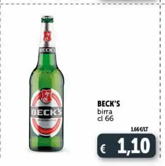 Deco Supermercati Birra beck's offerta