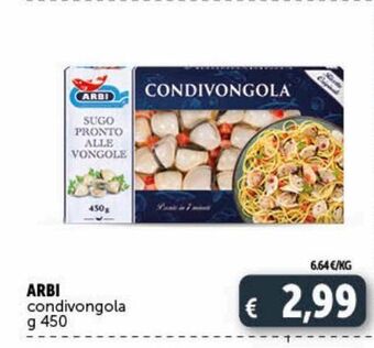 Deco Supermercati Arbi condivongola g 450 offerta
