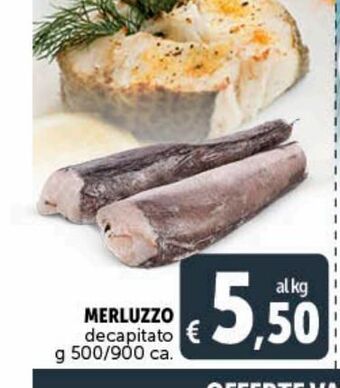 Deco Supermercati Merluzzo decapitato offerta
