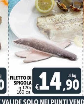 Deco Supermercati Filetto di spigola offerta