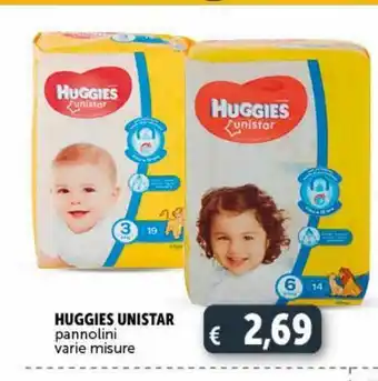 Deco Supermercati Pannolini huggies unistar offerta
