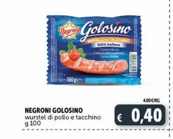 Deco Maxistore Wurstel negroni golosino offerta