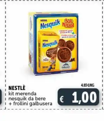 Deco Maxistore Kit merenda nestlé offerta
