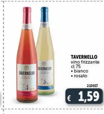 Vino frizzante cl 75 bianco rosato tavernello