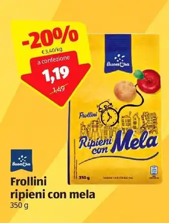 ALDI Frollini ripieni con mela offerta