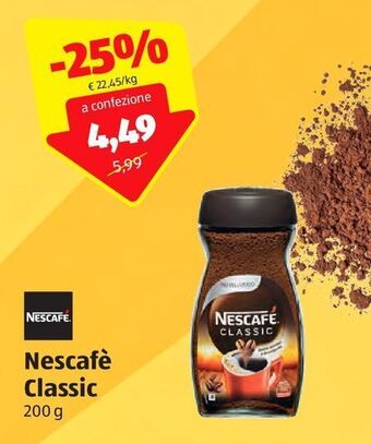 ALDI Nescafè classic offerta