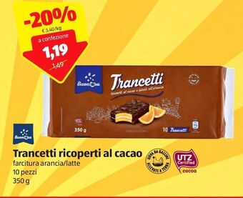 ALDI Trancetti ricoperti al cacao offerta