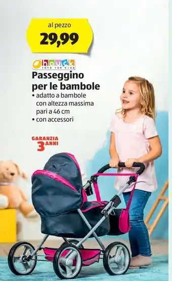 Passeggino per le bambole