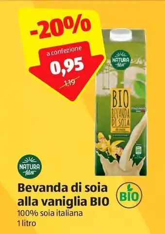 ALDI Bevanda di soia alla vaniglia bio offerta
